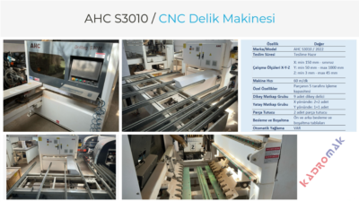 AHC S3010 CNC Delik Makinesi