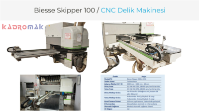 Biesse Skipper 100 CNC Delik Makinesi
